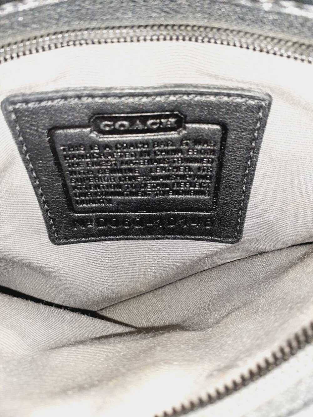 Coach Canvas Monogram Crossbody Purse - Picture 11 of 15